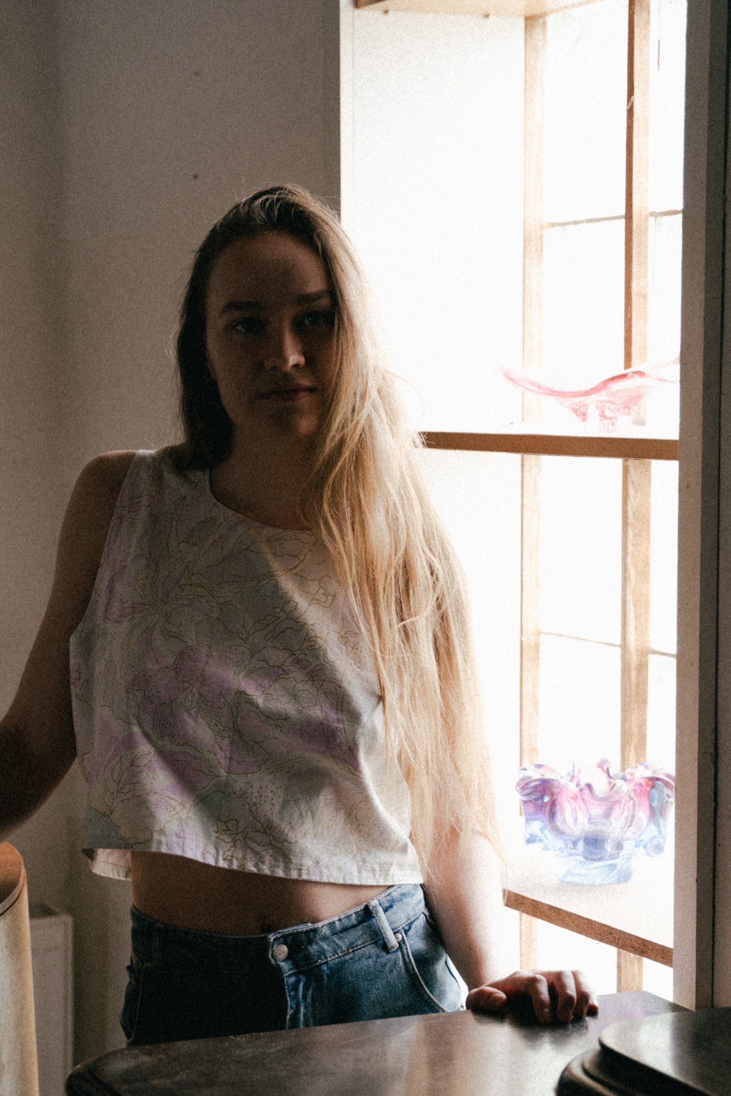 Faded Bloom Tank Top